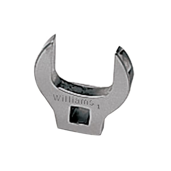 Williams 3/8 Drive 22 mm Open End Crowfoot Wrench, Satin Chrome Finish JHWBCOM22 - main